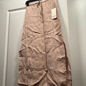 Mate the label linen skirt